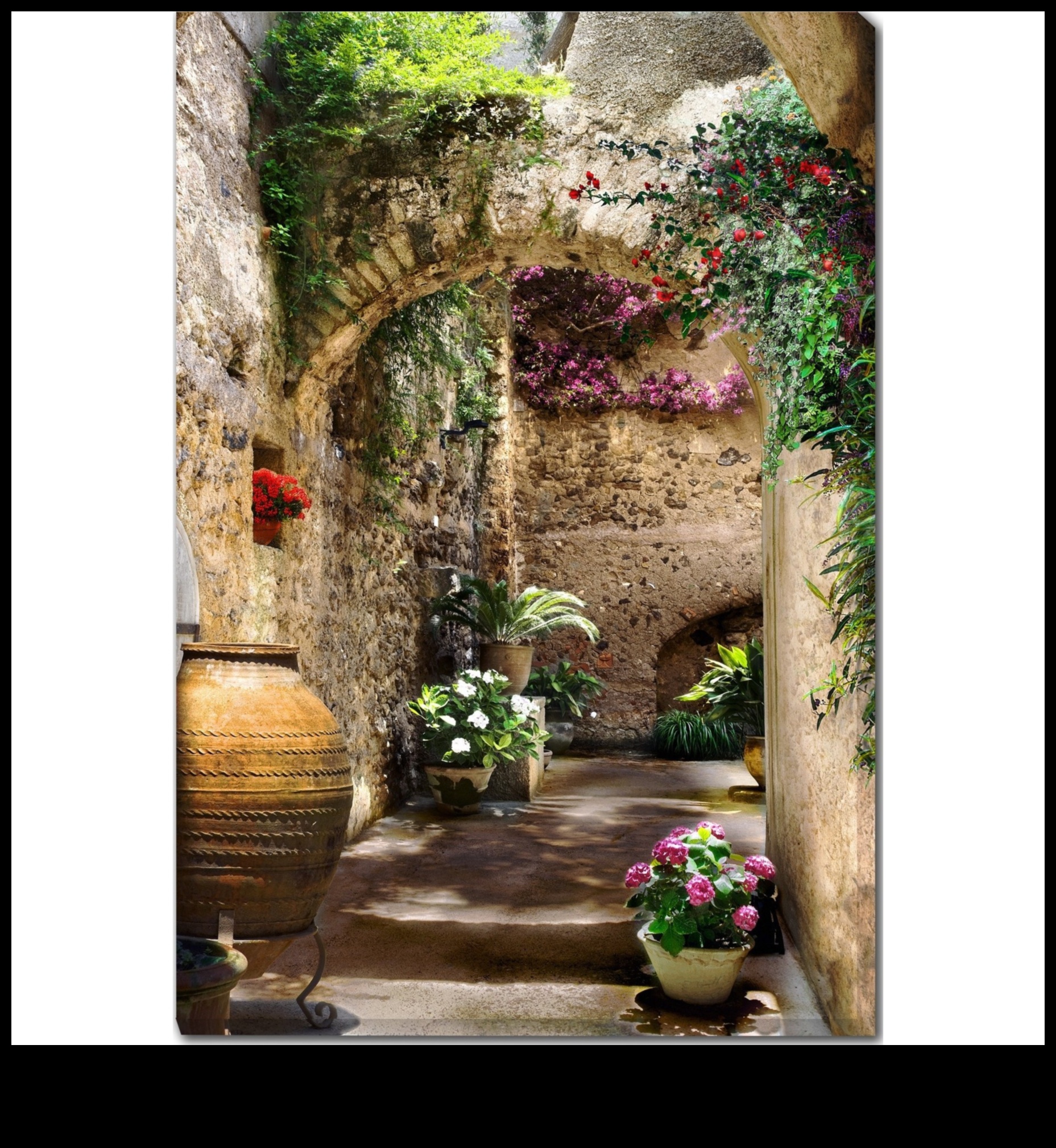 قماش الطبيعة: اغمر الحياة بديكور الحديقة المذهل