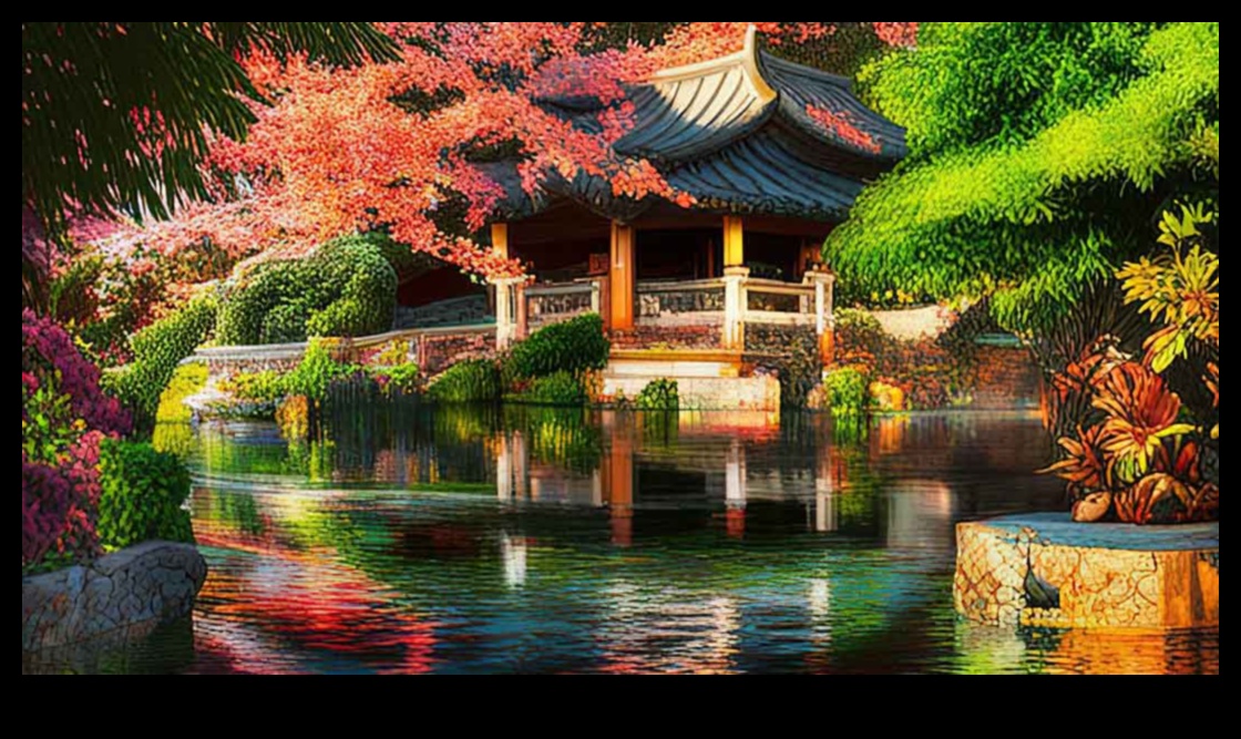 سمفونية الحديقة: غرس الصفاء من خلال الانسجام الفني